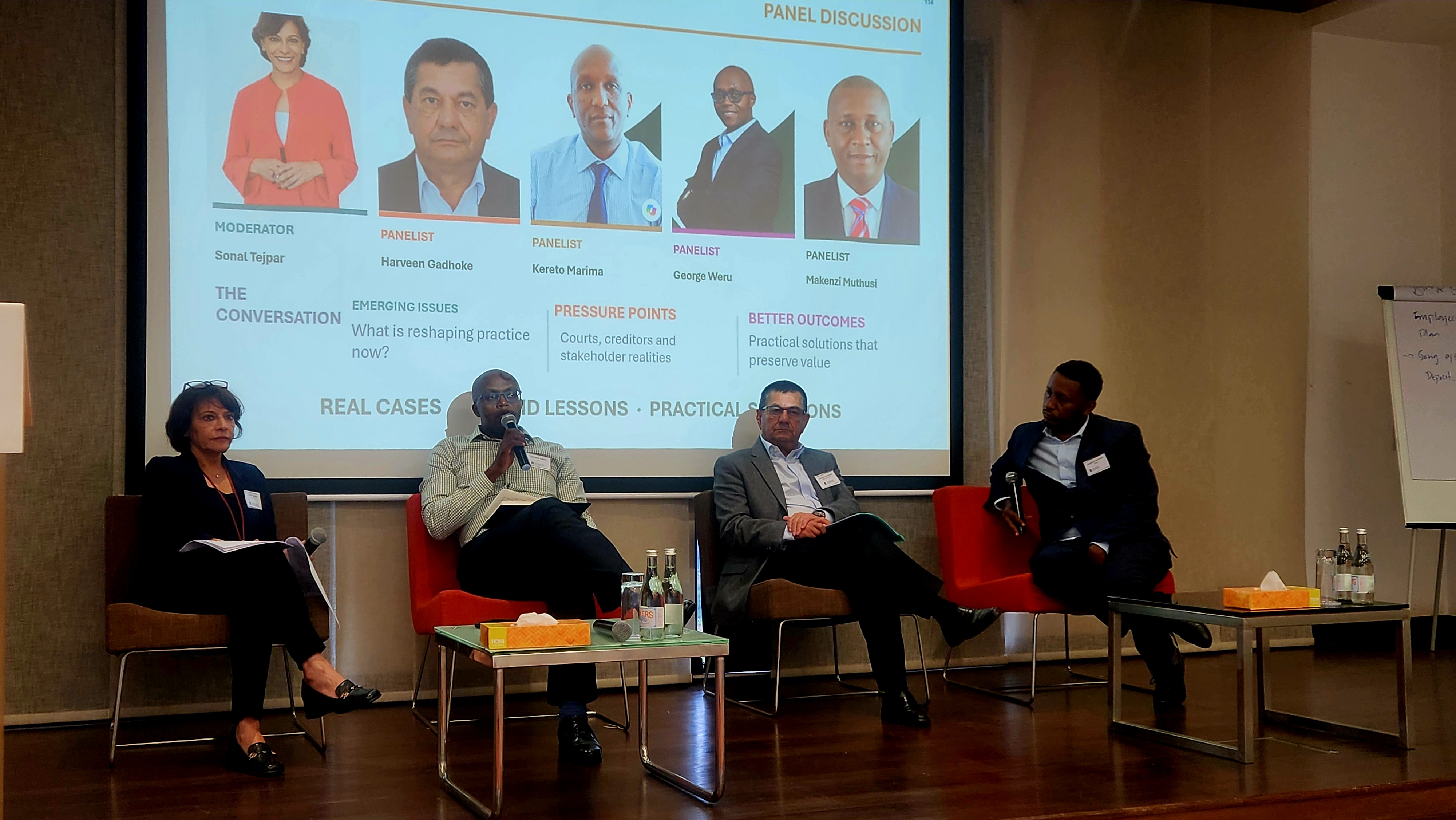 ATIK practitioners taking part in a panel discussion